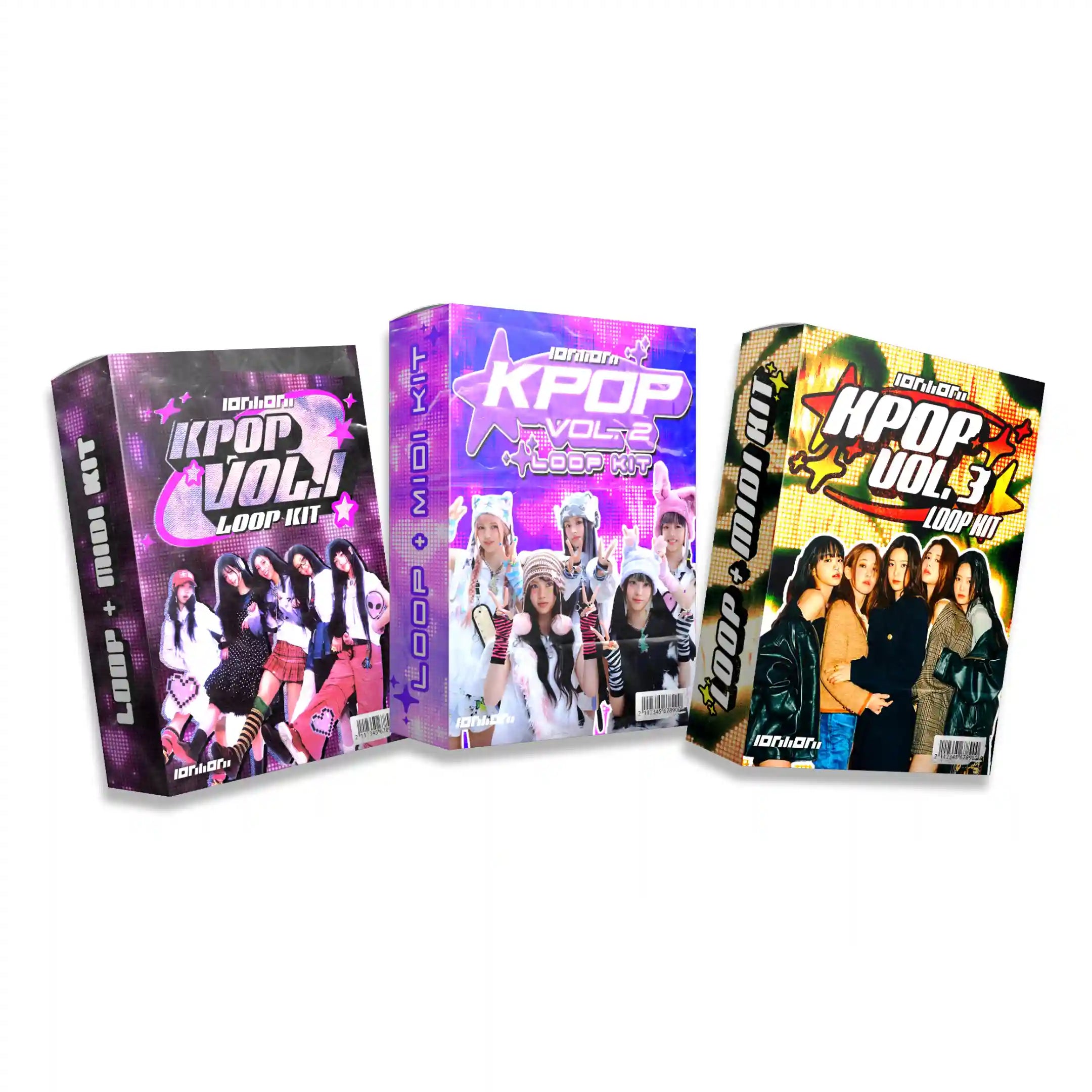 lonlioni Kpop Vol. 1-3 Loop + MIDI Kits Bundle