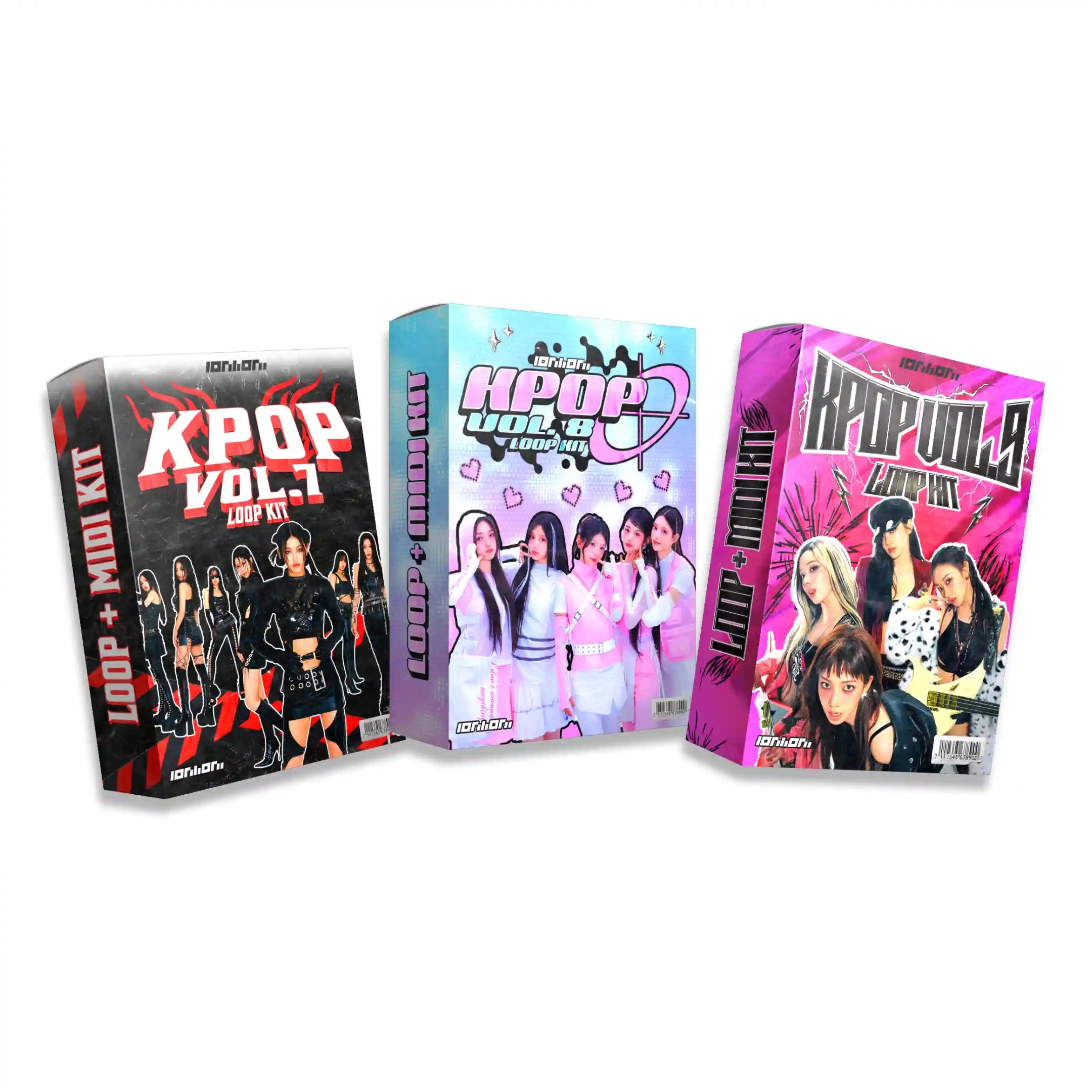 lonlioni Kpop Vol. 7-9 Loop + MIDI Kits Bundle