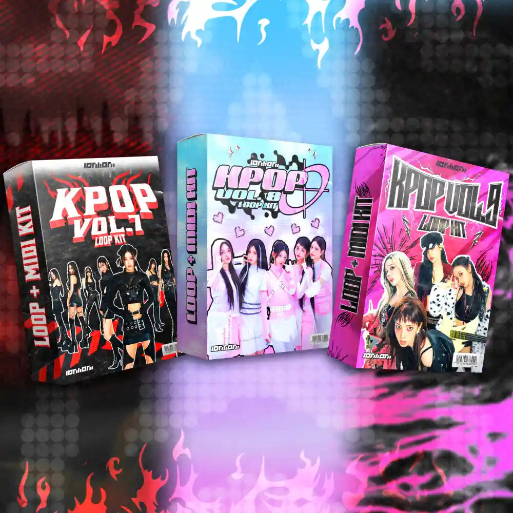 lonlioni Kpop Vol. 7-9 Loop + MIDI Kits Bundle