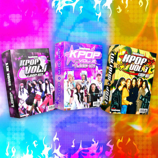 lonlioni Kpop Vol. 1-3 Loop + MIDI Kits Bundle
