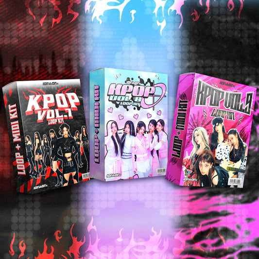 lonlioni Kpop Vol. 7-9 Loop + MIDI Kits Bundle